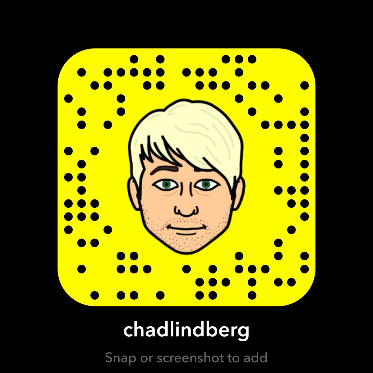 ChadLindberg's tweet photo. Snap it Snappers. Add me!!! #Snapchat #SnapChads https://t.co/GB3cEHOuQz