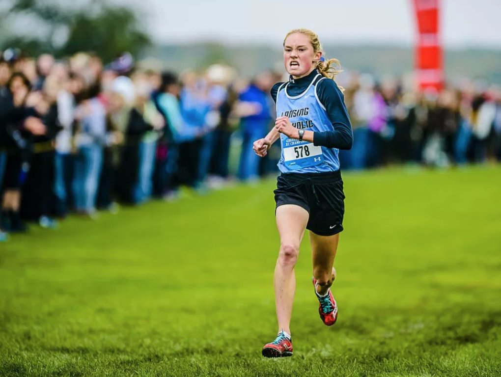 CrossProb's tweet photo. Olivia Theis dominated the Michigan D2 Girls State Championship, 16:53. 

With each mile she got faster and faster, closing in a 5:11 mile. https://t.co/P9JfwcAbGB