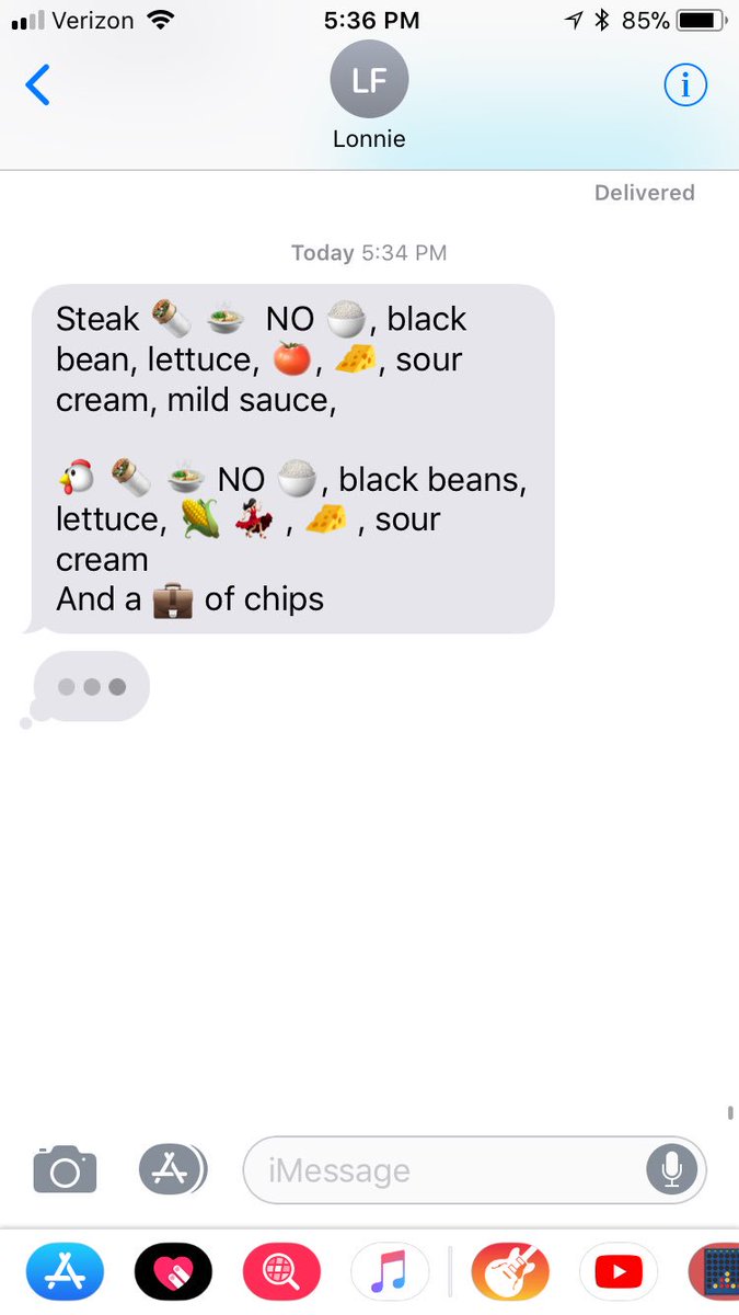 CFraley15's tweet photo. So today my dad texted me what he wanted from chipotle. https://t.co/eraEiCGSa3