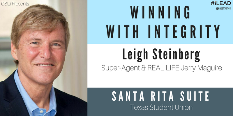 UT_CSLi's tweet photo. You don't want to miss Leigh Steinberg in 15 minutes! Hurry over and join us for this FREE and insightful talk. #iLEAD https://t.co/OujAdDwdi9