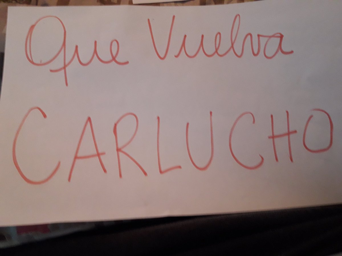 Verozuk's tweet image. QUE VUELVA CARLUCHO
#LasEstrellas  @estebandelcampo @MartaBetoldi @PolkaProd @ElchuecoSuar @lasestrellas @LucasGQF