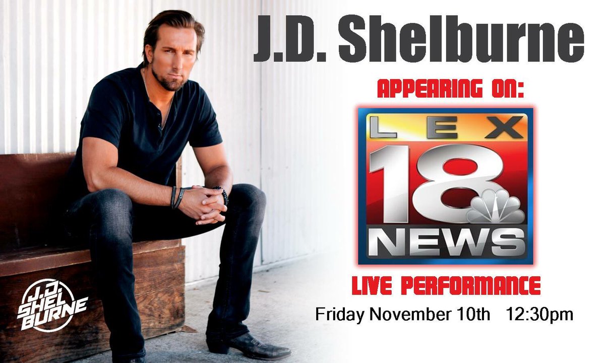 JDSHELBURNE's tweet photo. This Friday at 12:30pm @LEX18News https://t.co/ZBZ69XMwJY