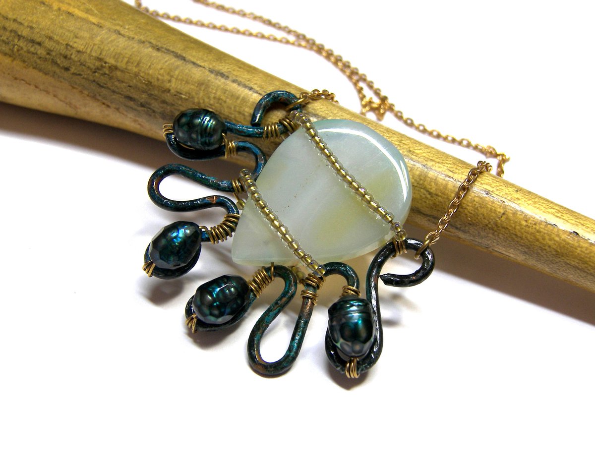 lunaessence's tweet photo. On Sale Aqua Blue Chalcedony Necklace Gemstone Pendant Oxi… https://t.co/8Y9AUuwGgU #HandmadeJewelry #WrappedPendant https://t.co/aQei5Kh6rb