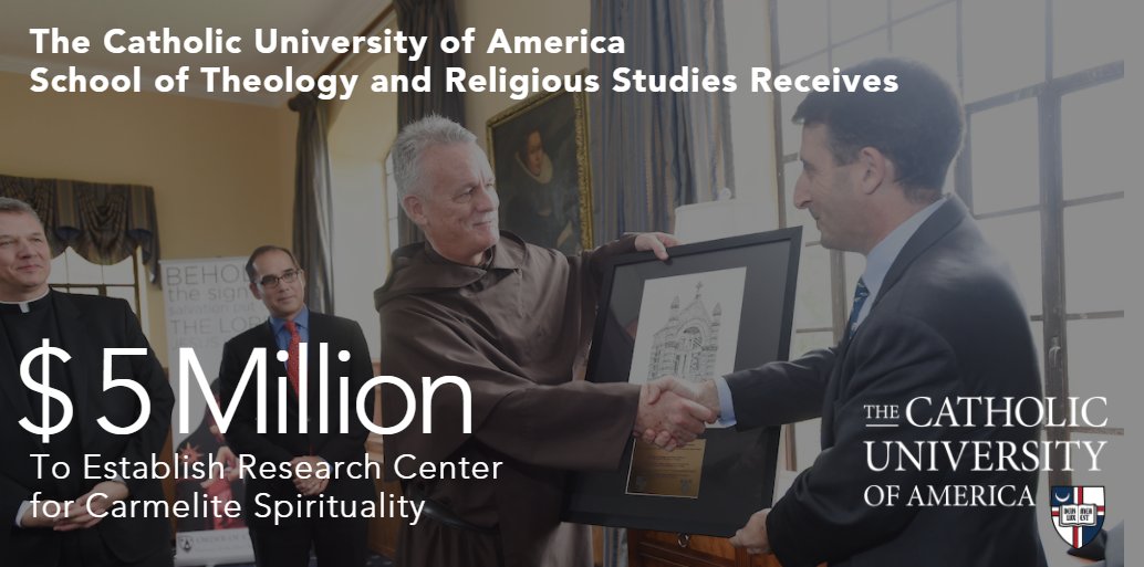 Largest gift in <a href="/CUATheology/">CatholicU Theology and Religious Studies</a>'s history, forming <a href="/CatholicUniv/">The Catholic University of America</a>'s first research center sponsored by a religious order communications.catholic.edu/news/2017/11/c…