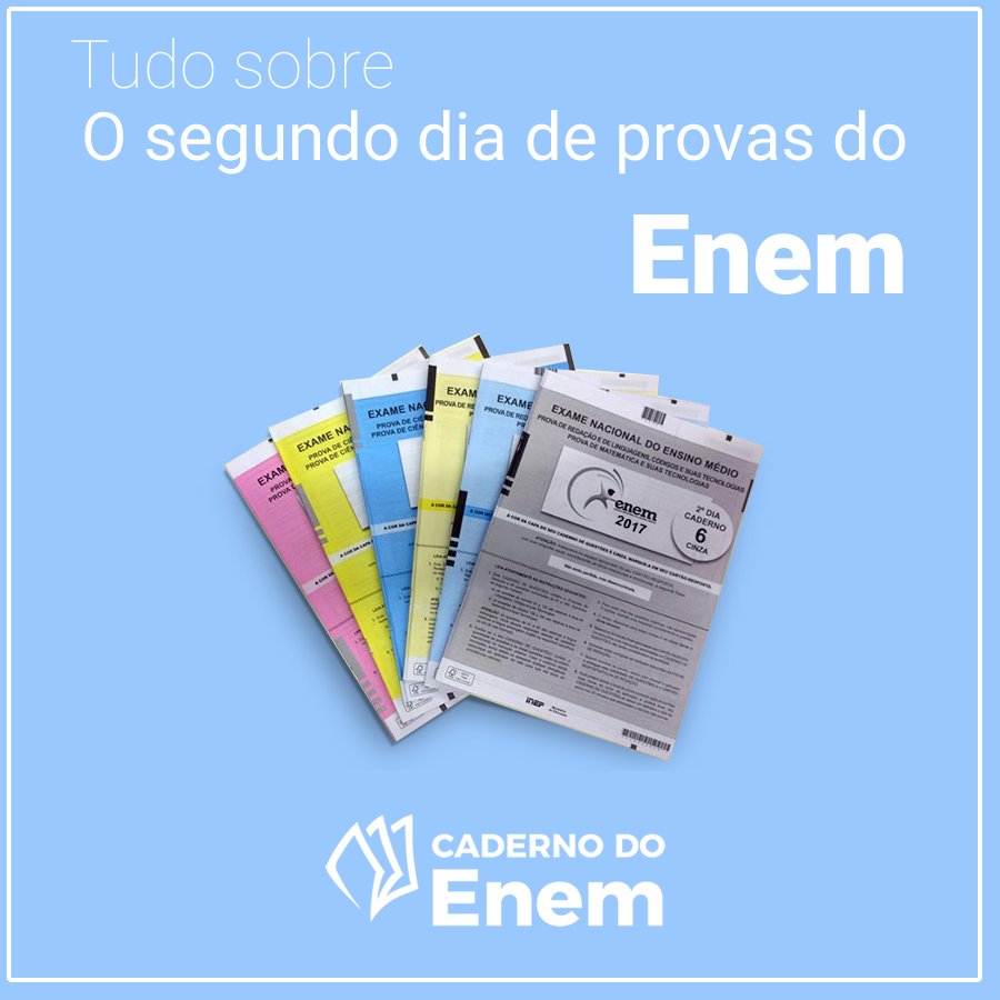 Confira aqui tudo que você precisa saber sobre as matérias do segundo dia do #Enem ~> goo.gl/FcMDwj