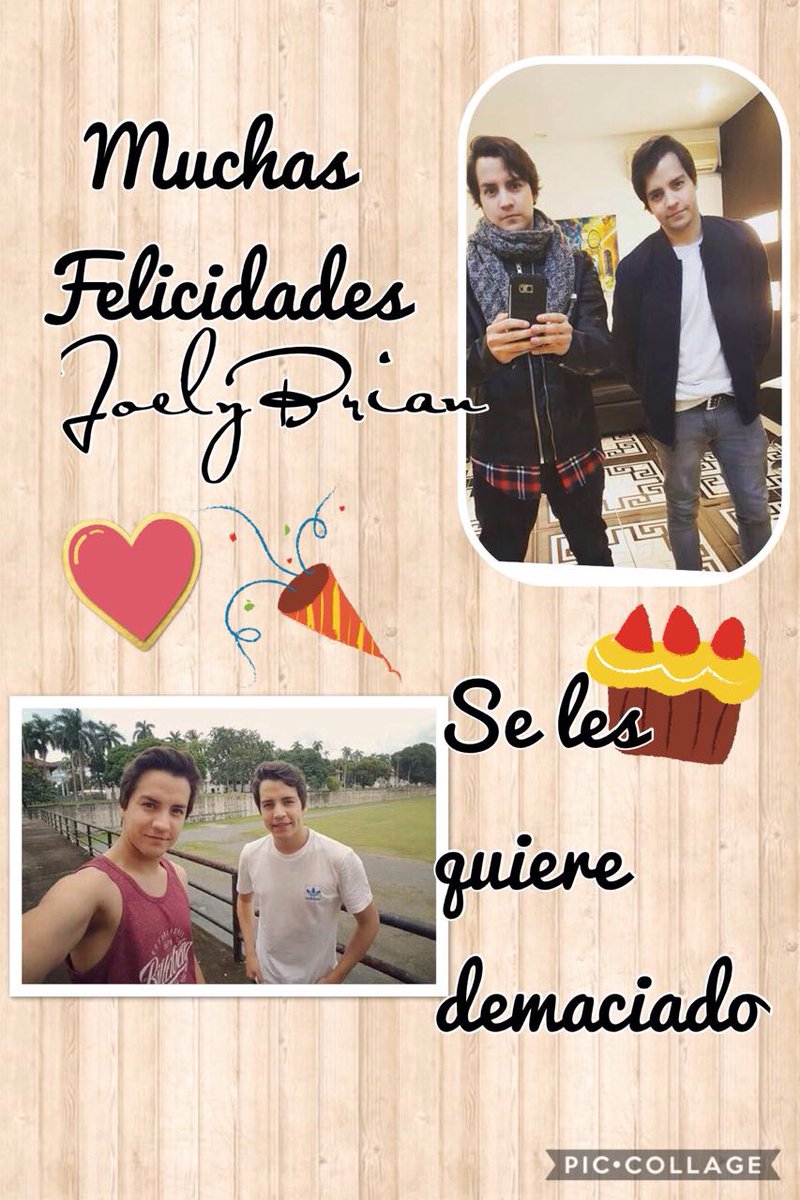 yaretzichavez99's tweet photo. Muchas felicidades!! Les deseo lo mejor en este día y siempre!! #FelizCumpleJoelyBrian #PromoEcuadorJyB 😊 @JoelyBrian https://t.co/aRkrU1NvVJ