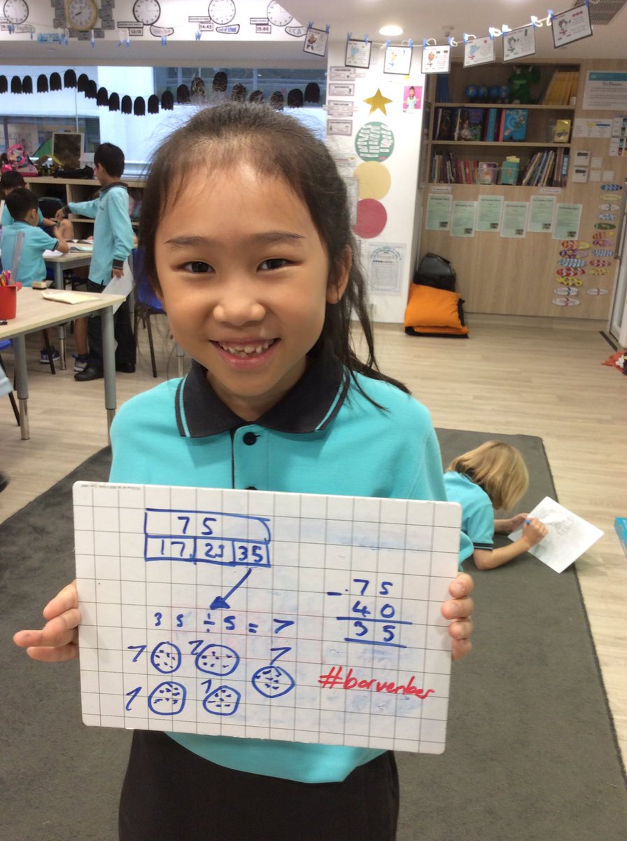 YR3NAISHK's tweet photo. We just love a bit of bar modelling in Hong Kong @WhiteRoseMaths #barvember #naishk https://t.co/0azBo2tJ88