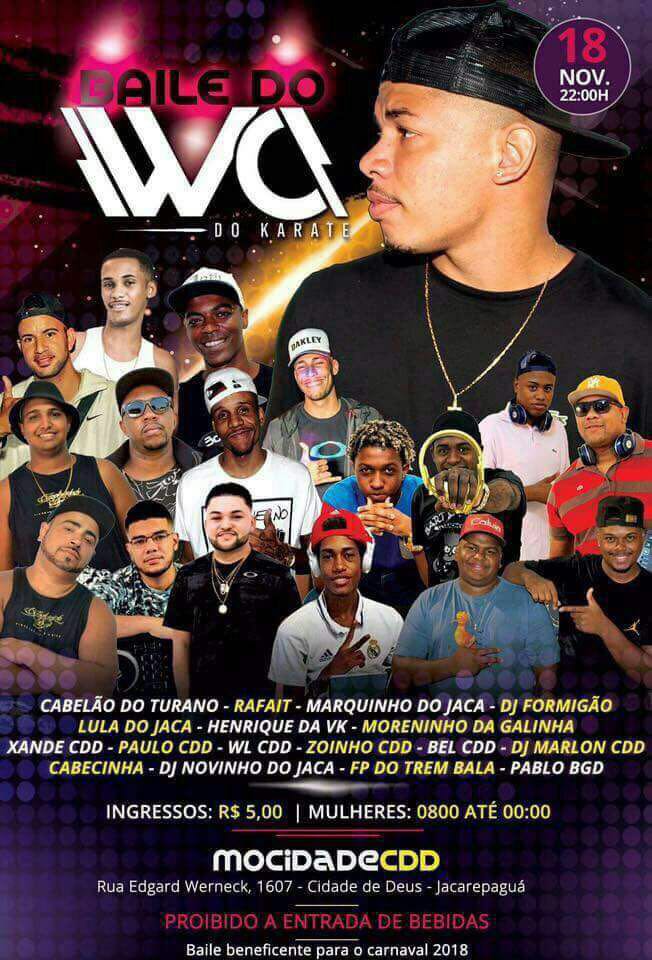 Falacomovn's tweet photo. LEMBRANDO QUE DIA 18/11 TEM #BAILEDOWCDOKARATE NA MOCIDADE/CDD 🎊🎊🎊🎤✌💃💃 https://t.co/2PiD64JdYW