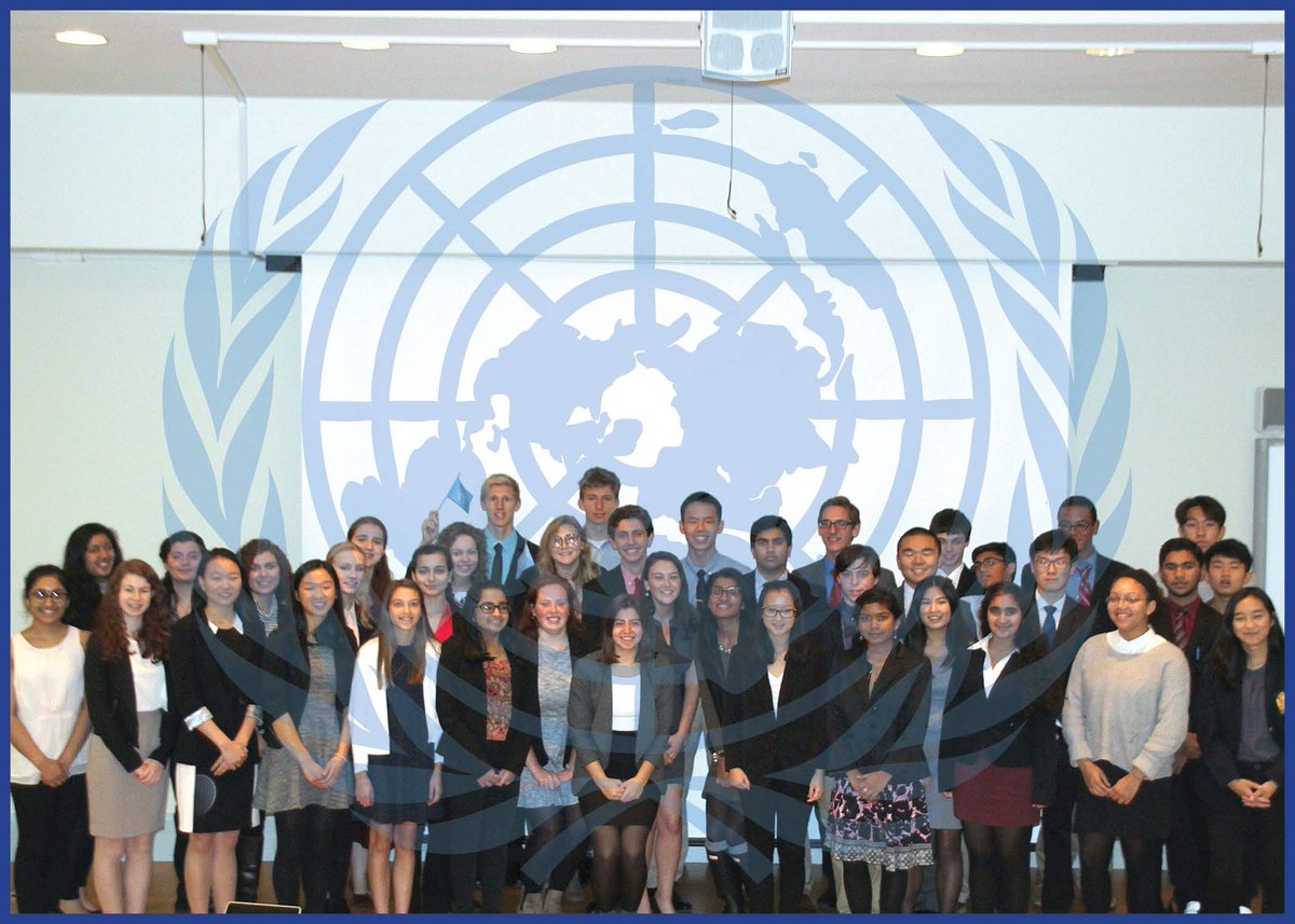 CheshireAcademy's tweet photo. “It’s student-centered,” said club advisor Theresa West about CA and Cheshire High joining in a Model UN conference. “They learn by doing.” https://t.co/5D04smpRL4