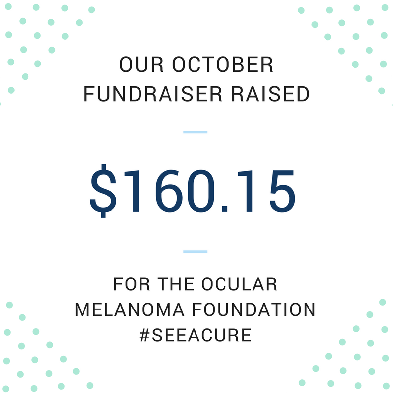 EyePatchMaker's tweet photo. We decided to pledge 5% of all October sales to the Ocular Melanoma Foundation.  #seeacure #omf #ocularmelanoma https://t.co/zrVGophWj5