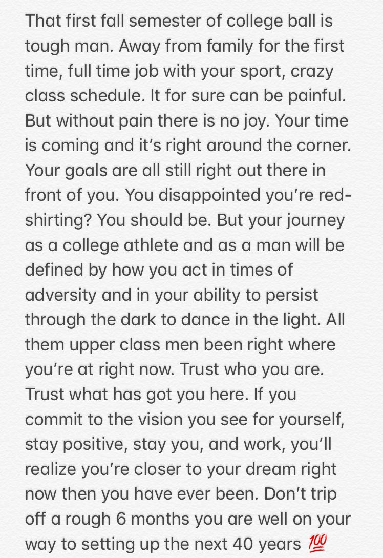 AUSTYNCS_6's tweet photo. 1st Year College Athletes 🙌🏼 https://t.co/o0zuqrki4h