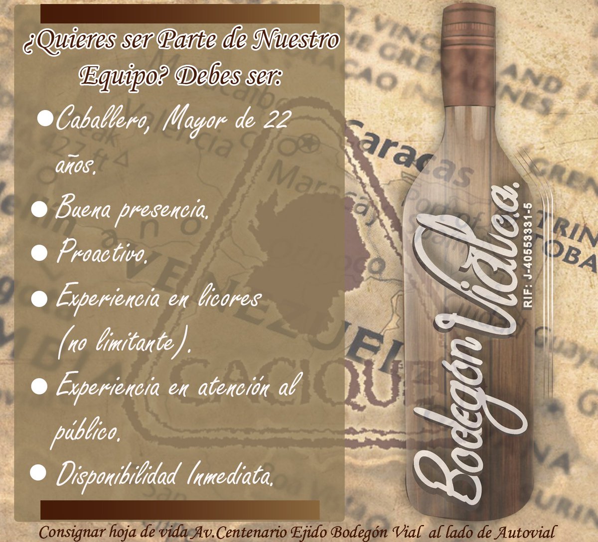 bodegonvial's tweet photo. ¿Estás en busca de empleo? esta puede ser tu oportunidad Interesados deben consignar hoja de vida en nuestro @bodegonvial. https://t.co/lYdhY0kcoD