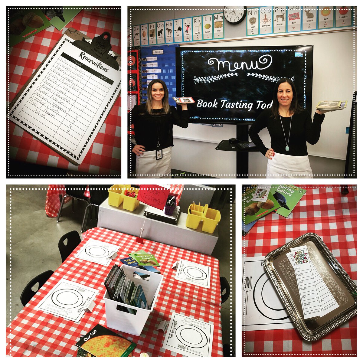 wilke1Amy's tweet photo. Book Tasting! #nonfiction #firstgraderocks @RCSDOrchard https://t.co/Dtmz9LKucp