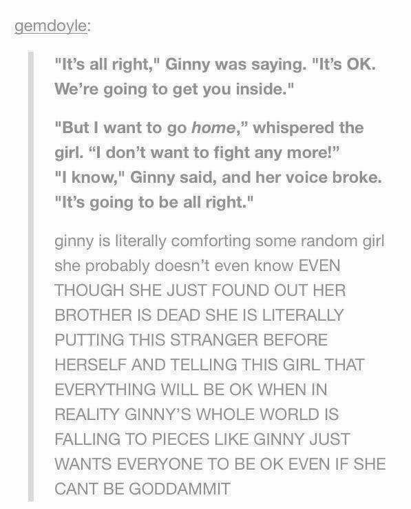 MuggleNet's tweet photo. Book Ginny appreciation post. https://t.co/82L62TAQwj