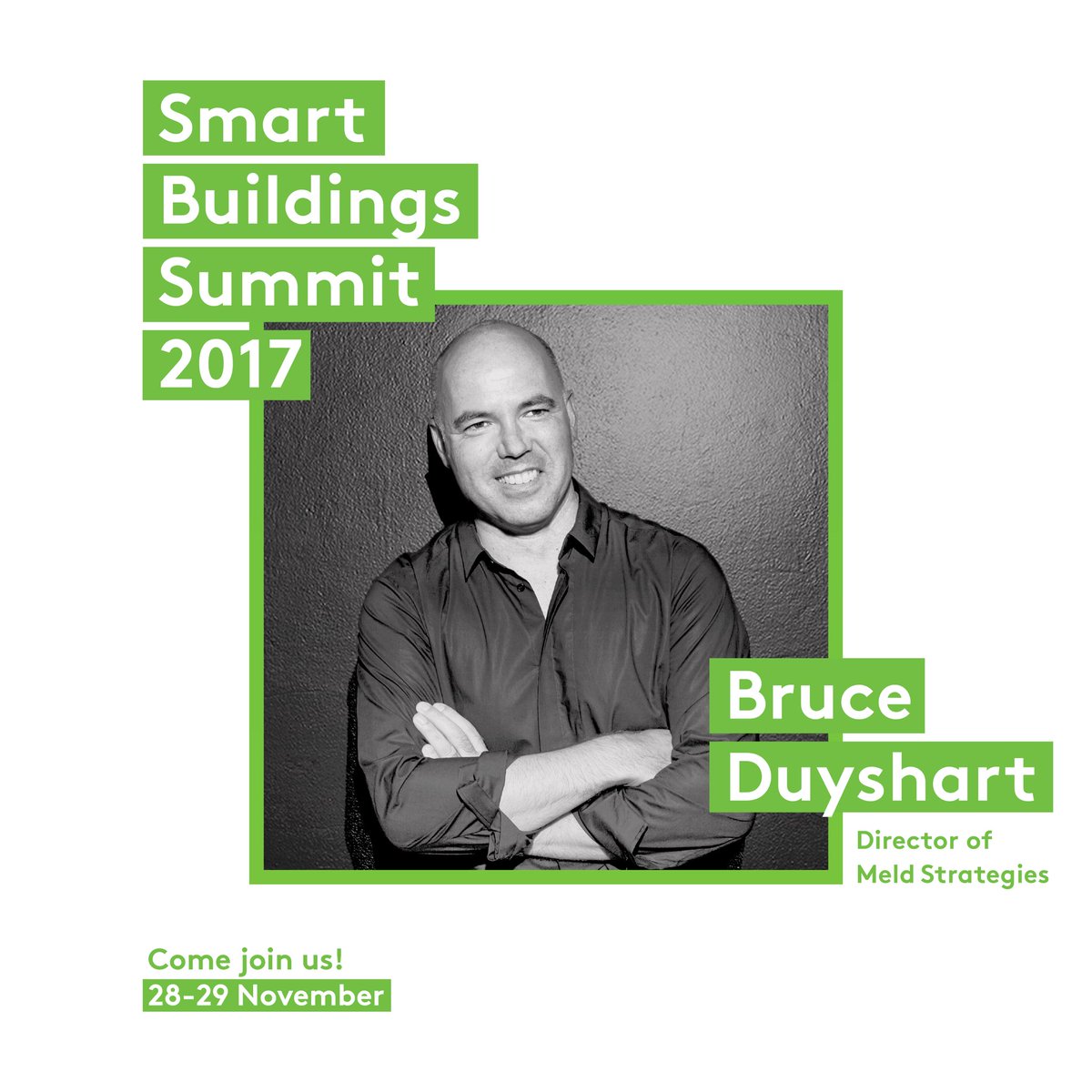 Meld_Strategies's tweet photo. Meet out Director, @BruceDuyshart at this year's Smart Buildings Summit in the Holme Building at the University of Sydney. https://t.co/oODRBAAQp6