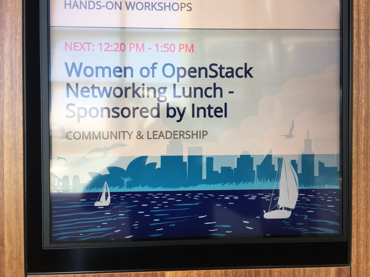 ShillaSaebi's tweet photo. Its almost that time! Looking fwd to this and for @jess1camurillo to kick off #DiversityInTech #womenofopenstack @OpenStack #OpenStackSummit https://t.co/QcpJYnAT1G