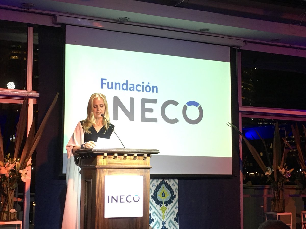 INECOArgentina's tweet photo. Hablan los directivos de #FundaciónIneco @TereTorralva y @ManesF en la #CenaAnual https://t.co/ES1UrGlZsj