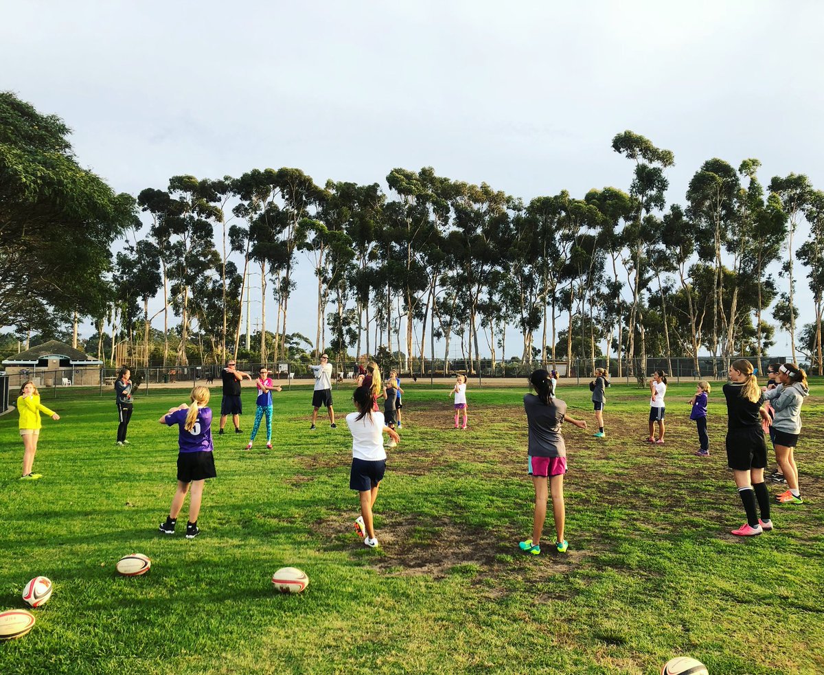 Over 20 girls showed up 2 the first practice in Del Mar today!! Did you know Rugby is growing in SD?! #yougogirl sandiegogirlsrugby.com