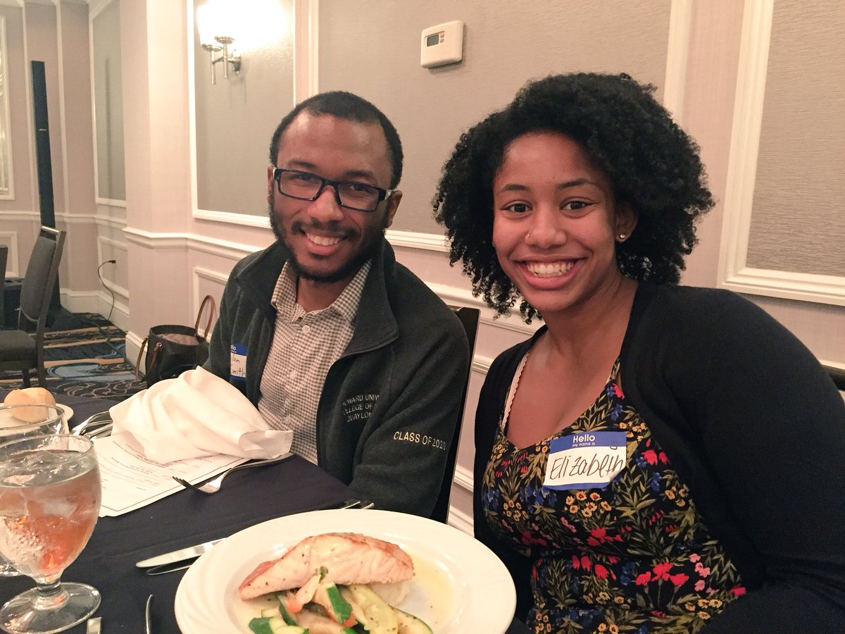 HUCMFMIG's tweet photo. Congrats to Quaylon Smith and Elizabeth Haynes for induction into the @DCAFP Board of Officers as Student Reps! #Students4FamilyMed https://t.co/Lu1XnvT0Jg