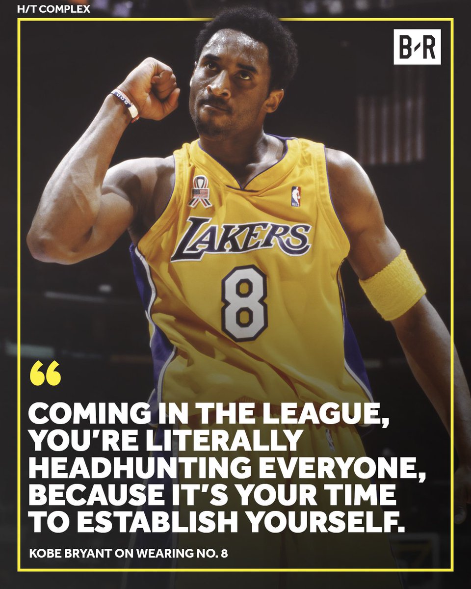 BleacherReport's tweet photo. Kobe explains the difference between 8 and 24. https://t.co/5kyIoRkwFu