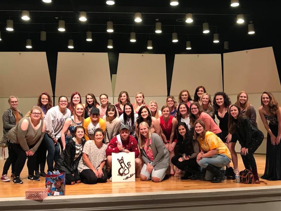 Lambda_WLU's tweet photo. Thank you to everyone who came out to Mr Irresistible tonight! Congrats to Dalton for being our 2017 Mr. Irresistible! https://t.co/8TfGnUXM2S