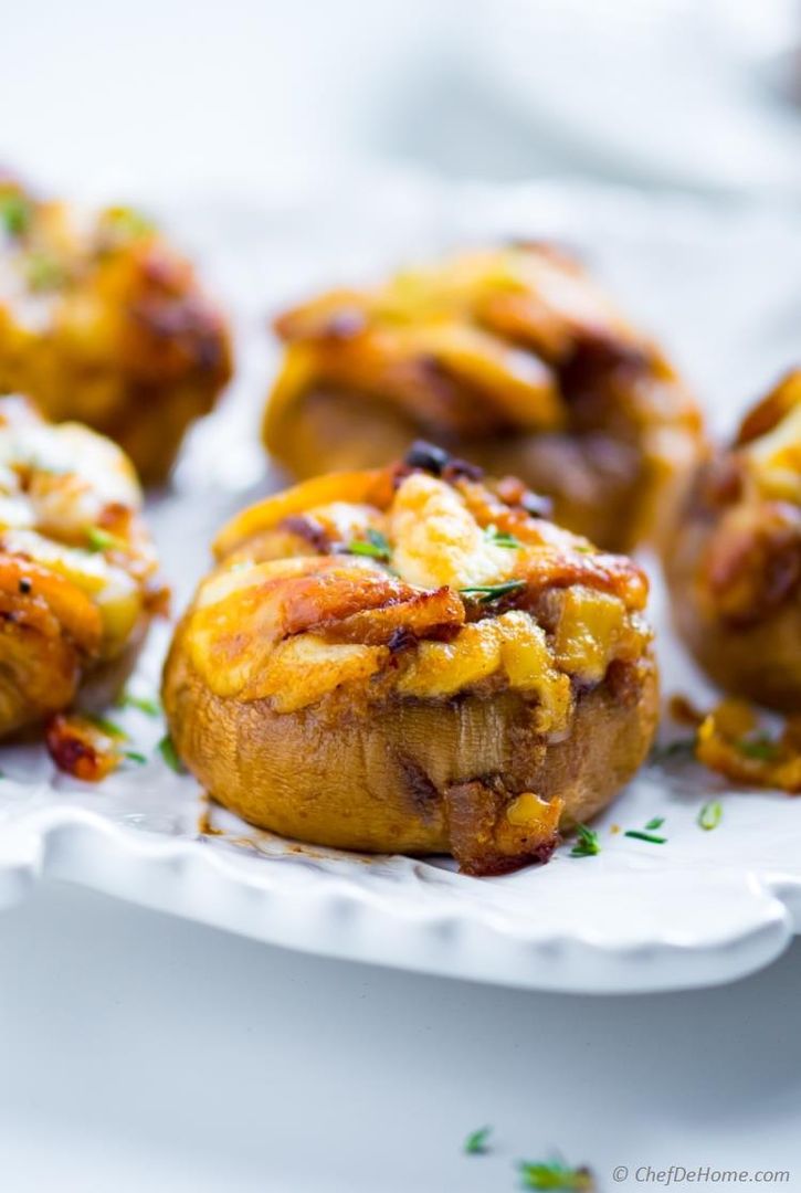 thewickednoodle's tweet photo. French Onion Stuffed Mushrooms - Flavorful caramelized sweet onions and cheese! https://t.co/m1788s2XlU https://t.co/JC6HXPKx4C