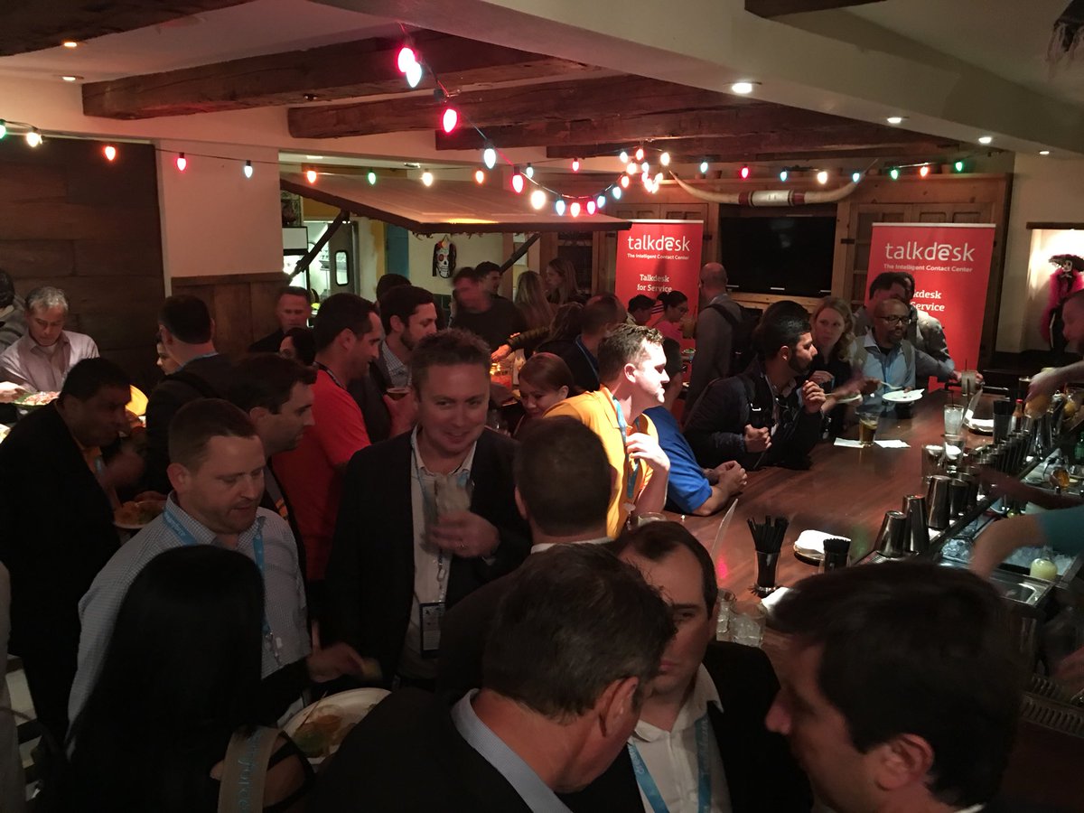 The hottest happy hour in town is now at the <a href="/Talkdesk/">Talkdesk</a> #Dreamforce2017 HQ. Come say hi.