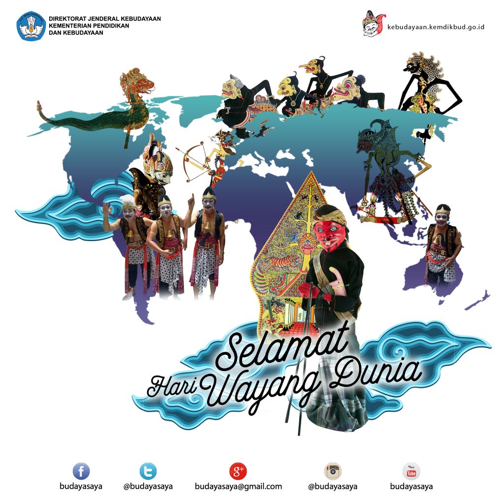 kemenbud's tweet photo. Selamat Hari Wayang Dunia. Mari lestarikan salah satu warisan budaya ini! https://t.co/Reo8thch58