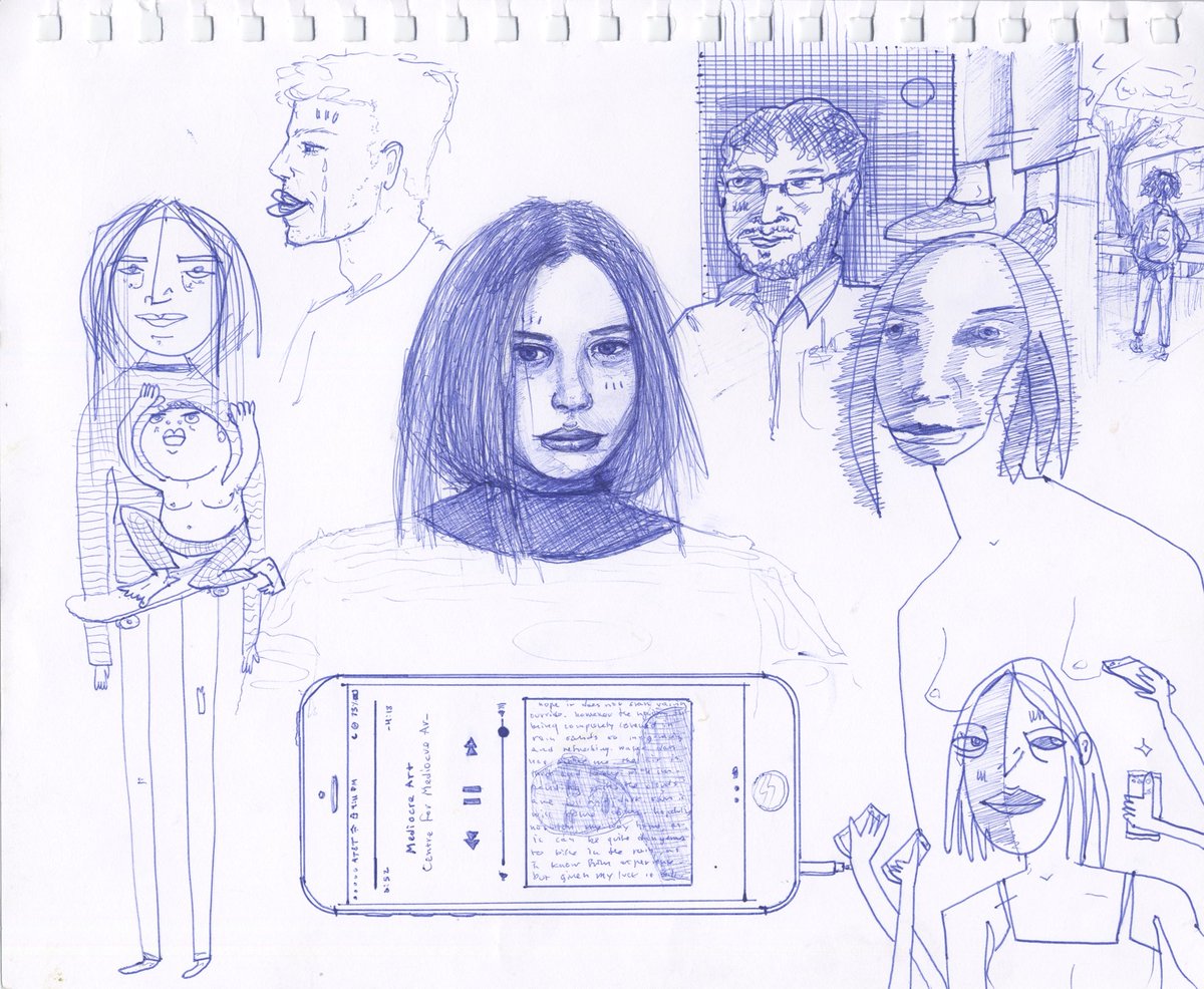 kindaevan's tweet photo. sketchbook pages from two thousand and seventeen https://t.co/4qby49t4SS