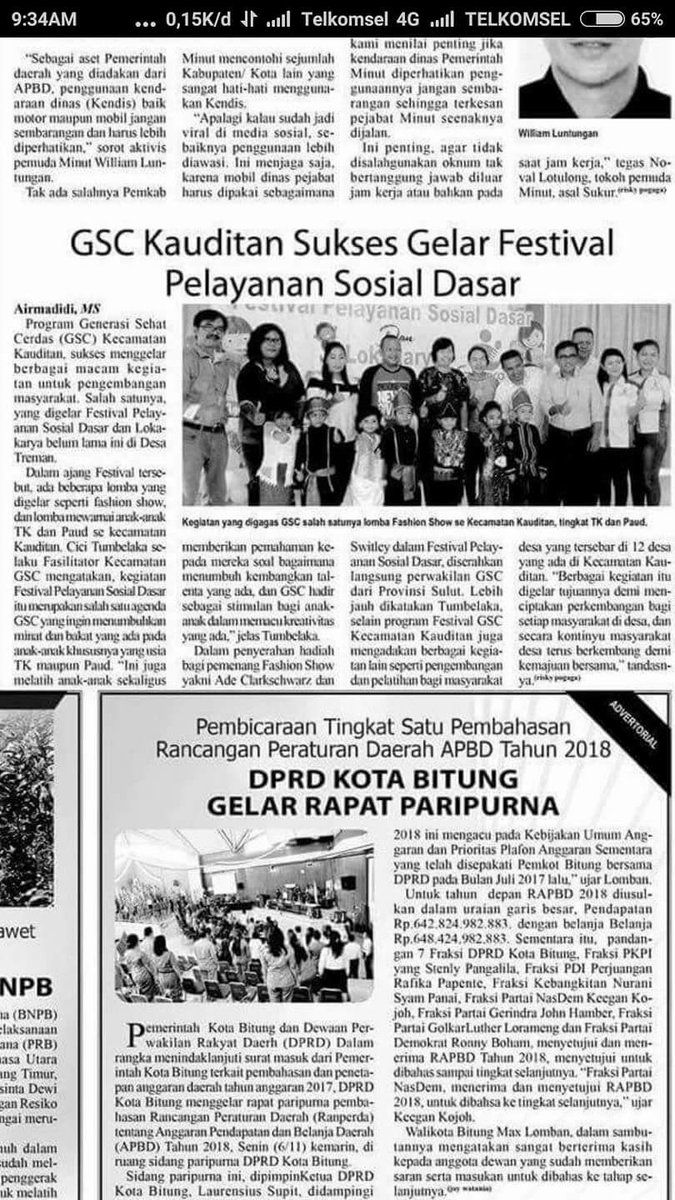 #gscWow
#mediaSulut
#psd
#festivalPSD2017 

<a href="/kmngenerasi/">GenerasiSehatCerdas</a>  <a href="/taufikmadjid71/">IG : taufik.madjid</a>