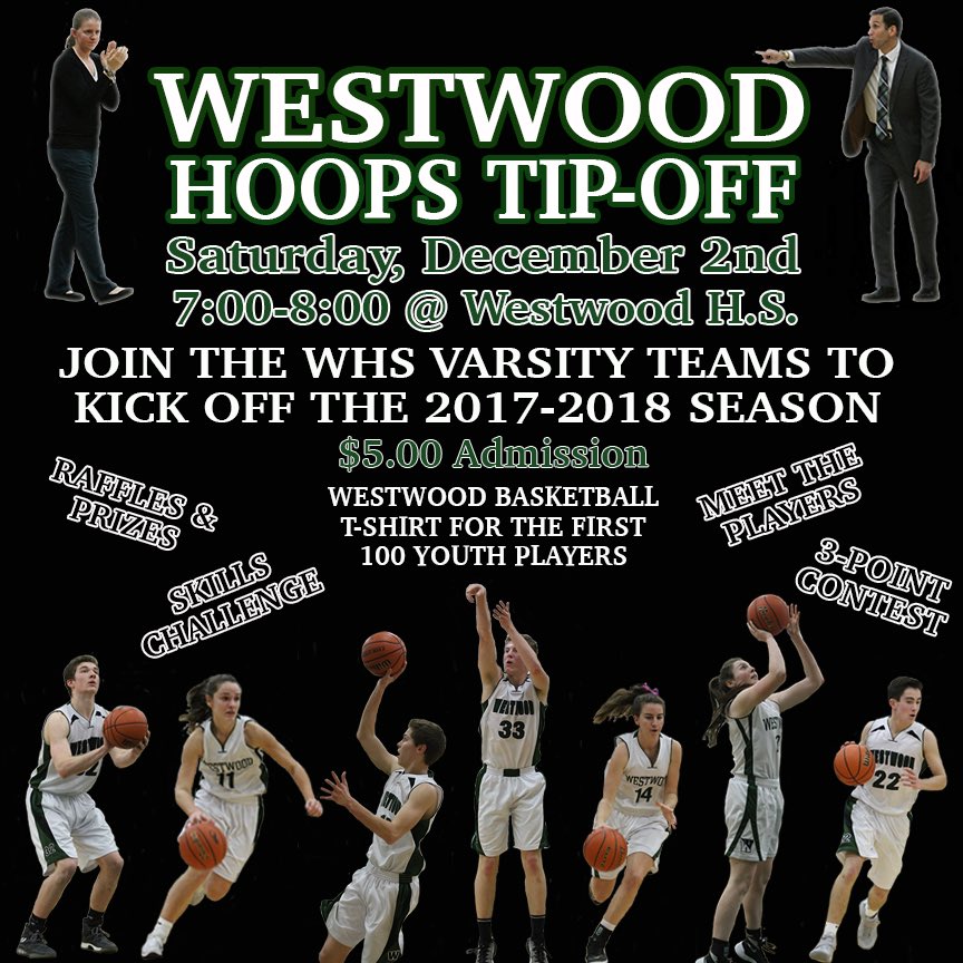 WWgirlshoops's tweet image. Mark your calendars! Great night of Westwood Basketball lined up to kick off a new season, don’t miss out! #WWhoops