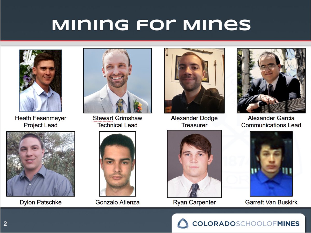 Blasterbotica's tweet image. We’re back! Please welcome this year’s CSM team for the NASA Robotic Mining Comp. Stay tuned for design teasers and team shenanigans!