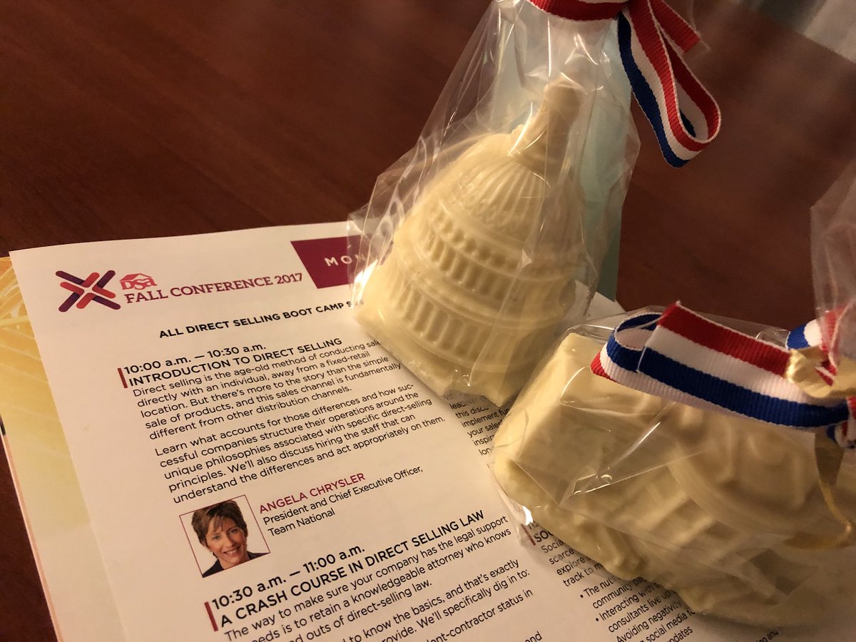 angelachrysler's tweet photo. Thrilled to speak at DSA event. Love connecting &amp; learning with others regarding our awesome industry. Look at my cool DC candy! #dsafc17 https://t.co/SUvhb24202