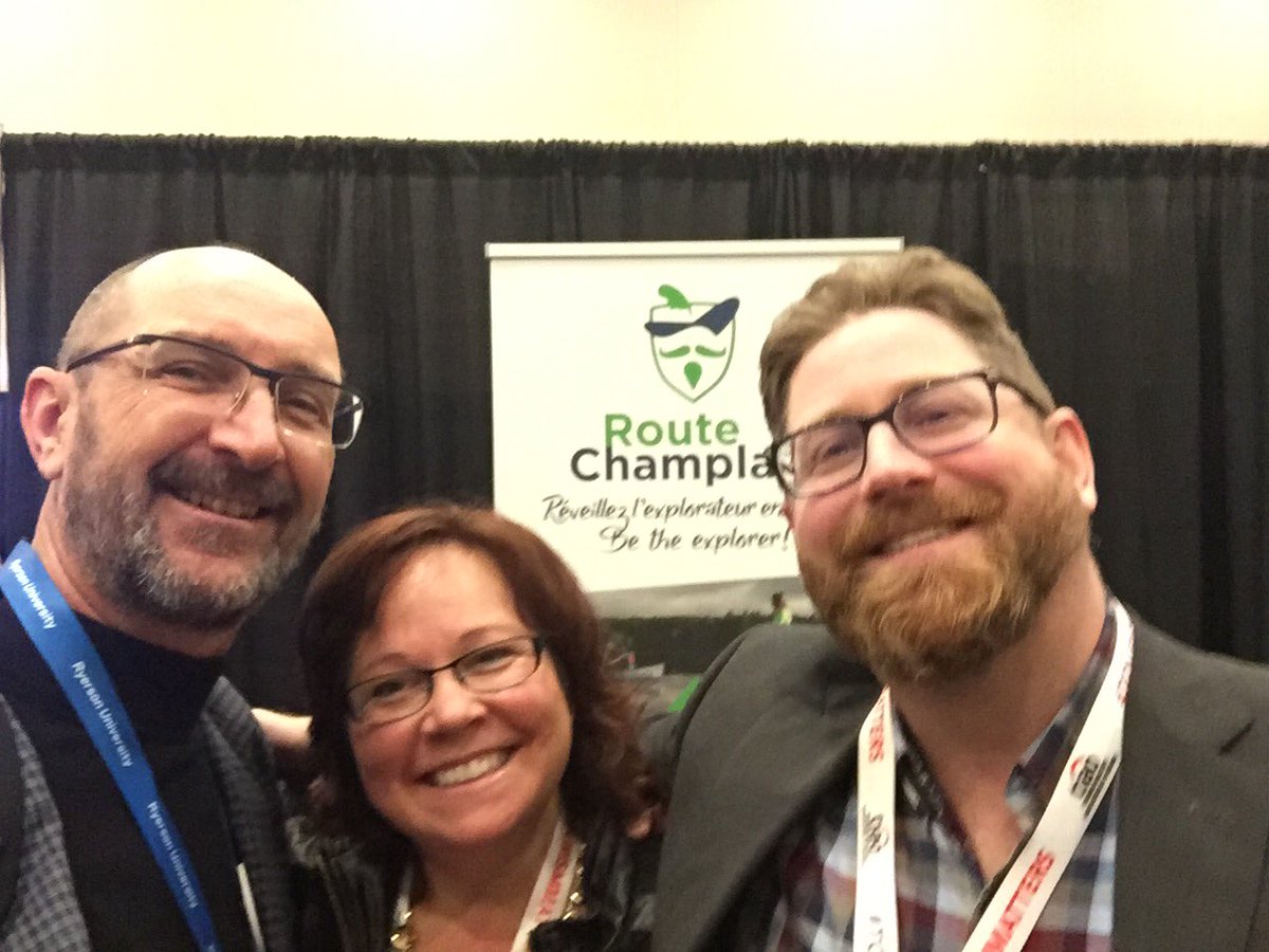 FDimanche's tweet photo. C’était un plaisir d’avoir rencontré quelques francophones @TIAOtweets #OTC17 #RouteChamplain #ONF https://t.co/jmau1hL4zM