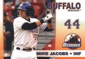 Happy Birthday Mike Jacobs. He hit .260, 15 HR, 57 RBI, in 86 games with the 2010 
