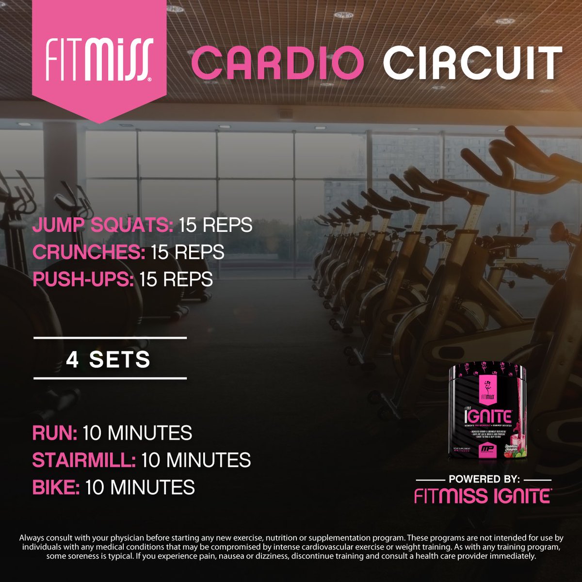 Prepare for all that leftover candy you’ll be eating this week with a #Fitmiss Cardio Circuit! 🏃🏻‍♀️🍬

#BeStrong #StrongStartsWithin