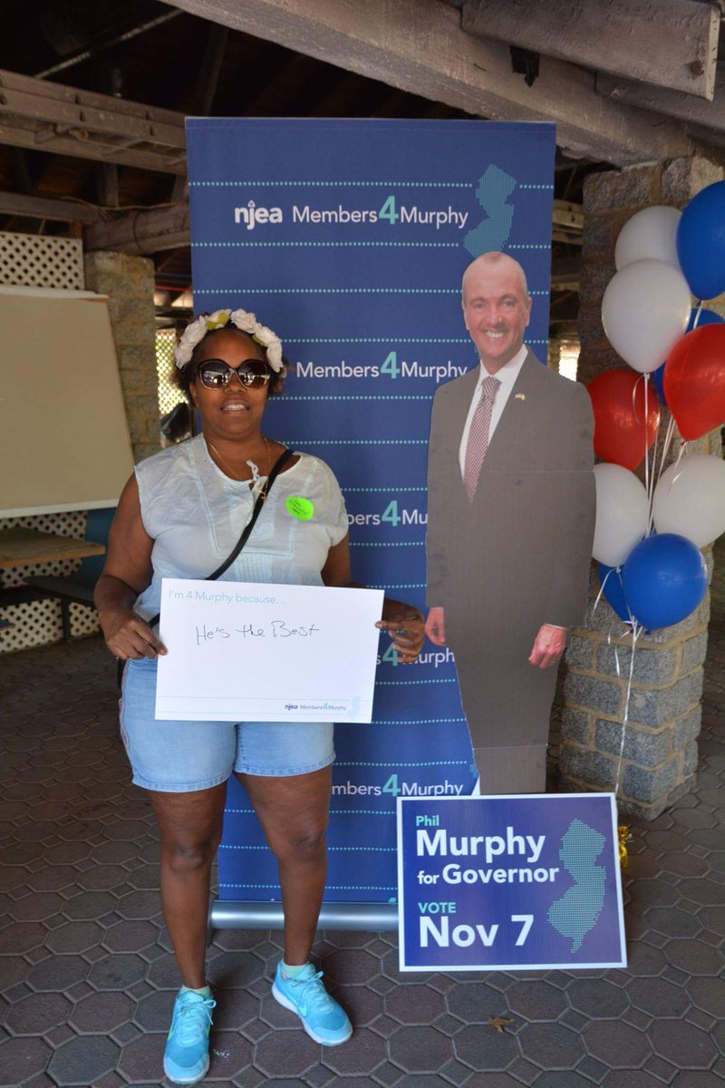 .@PhilMurphyNJ  #M4M <a href="/njea/">NJEA</a>. Time for change, we remember, it's almost November #njea