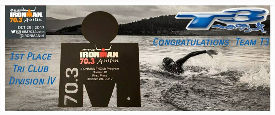 AustinT3's tweet image. Austin T3 takes home first place at Austin 70.3 yesterday!!