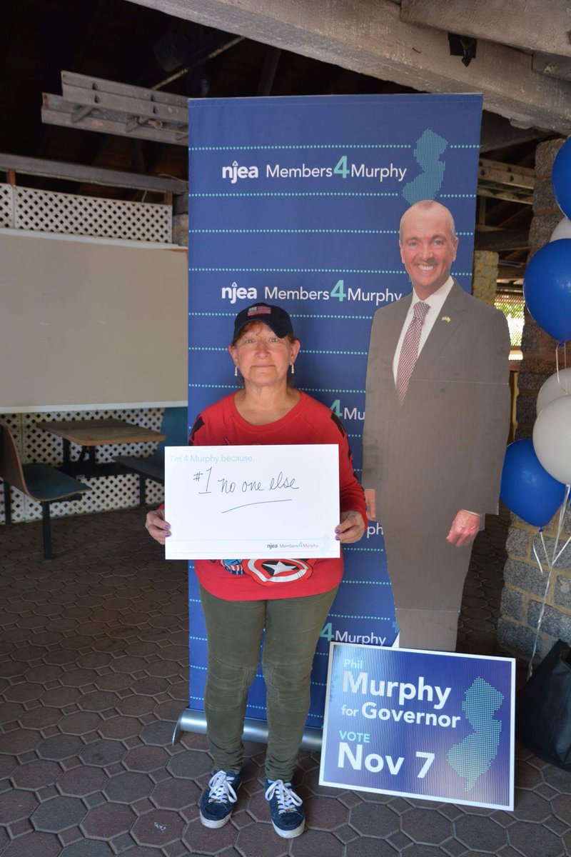 .@PhilMurphyNJ  #M4M <a href="/njea/">NJEA</a>. Time for change, we remember, it's almost November #njea