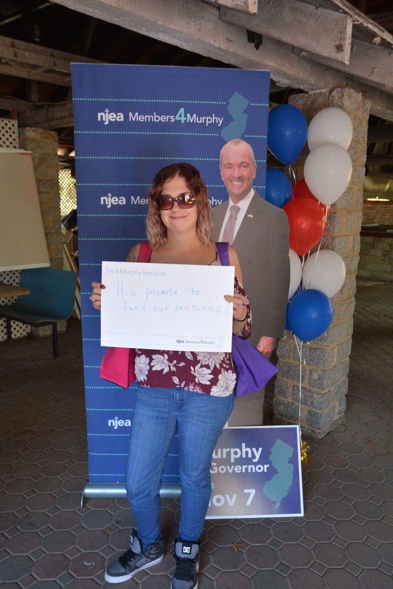 .@PhilMurphyNJ  #M4M <a href="/njea/">NJEA</a>. Time for change, we remember, it's almost November #njea