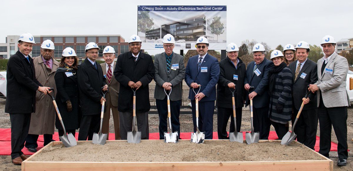At a ground-breaking ceremony today, Autoliv announced new Electronics Technical Center in Southfield, Michigan.