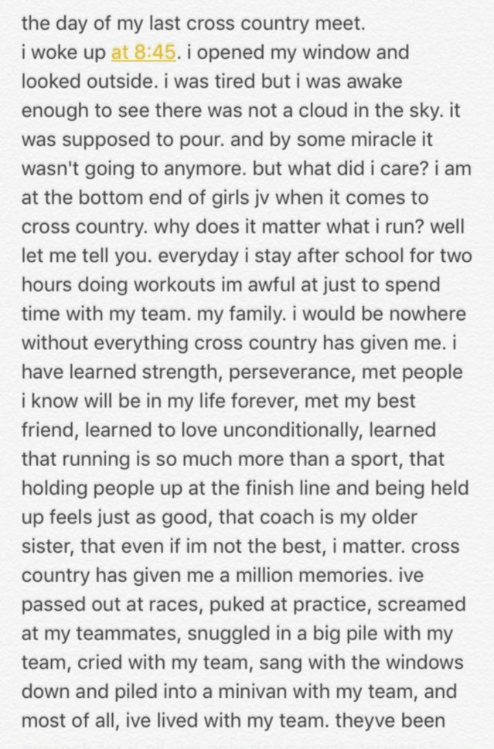 CrossProb's tweet photo. The day of my last cross country meet https://t.co/FZBYzcJoxk