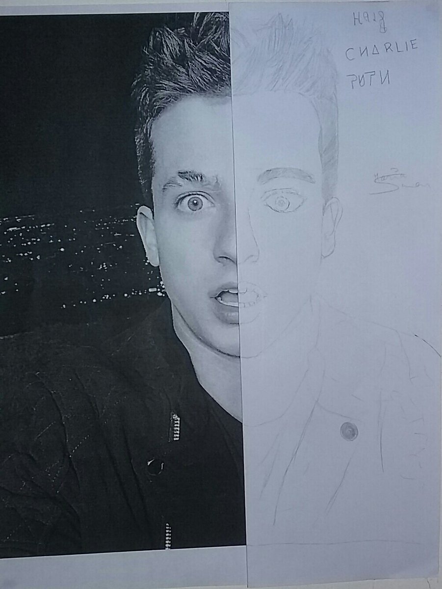 charlielebanon's tweet photo. Hey guys what do you think about my drawings of  @charlieputh ?? https://t.co/LRUrxTfQo2