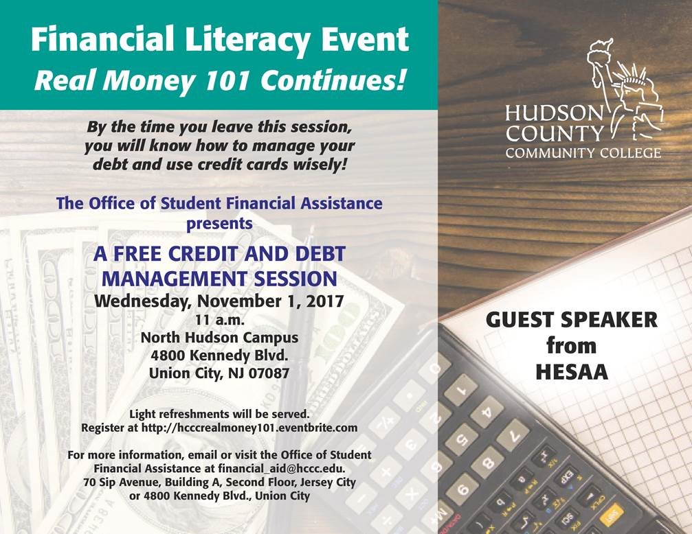 HudsonCCC's tweet photo. Financial Literacy Event! @hcccfinaid #hcccfall2017 https://t.co/3Mr5Hw1LPL