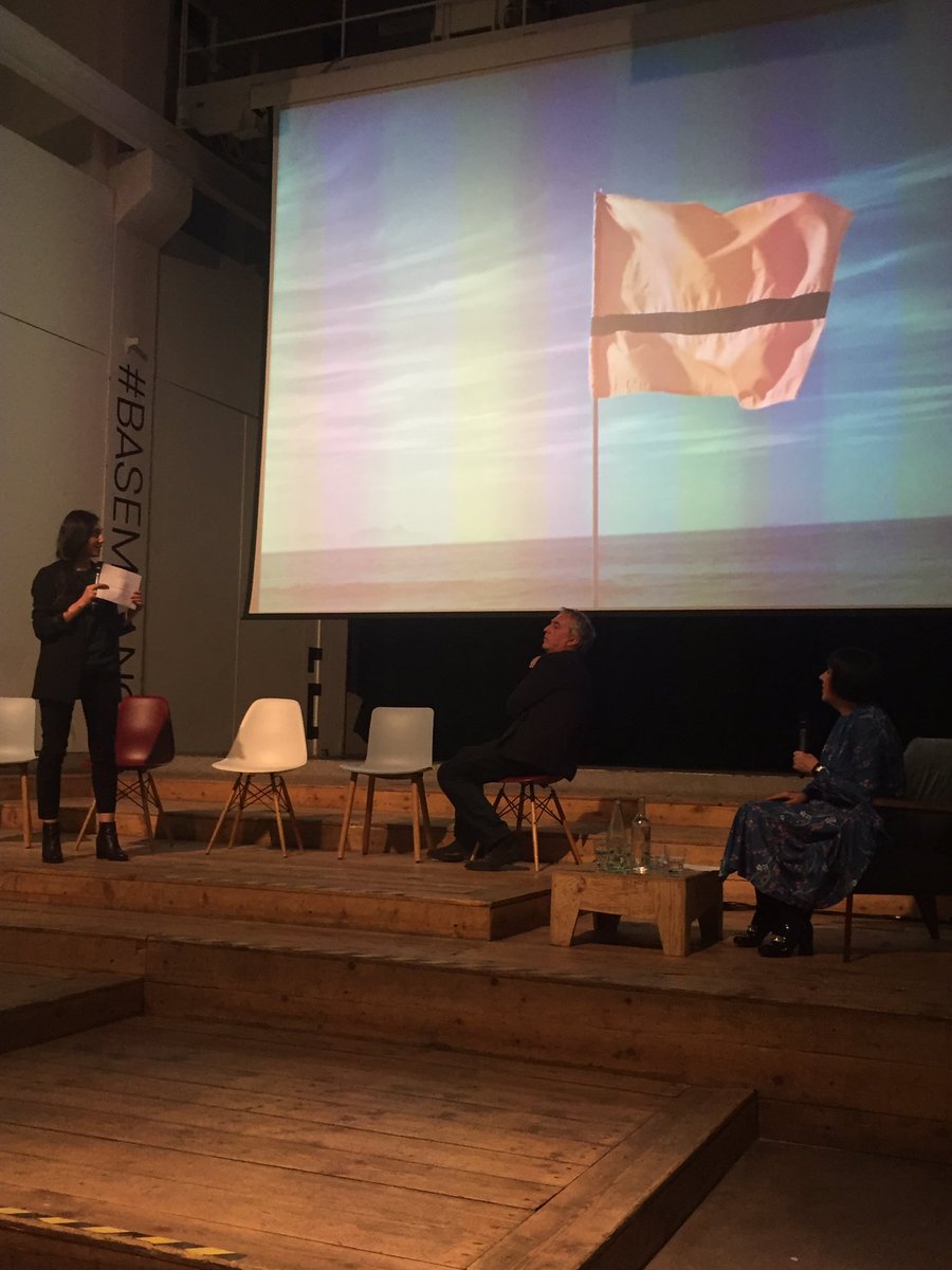 DomusAcademy's tweet photo. Laura Pana: the #refugeeflag between global and local #local #prototypingideas https://t.co/EI0ayEhsbS