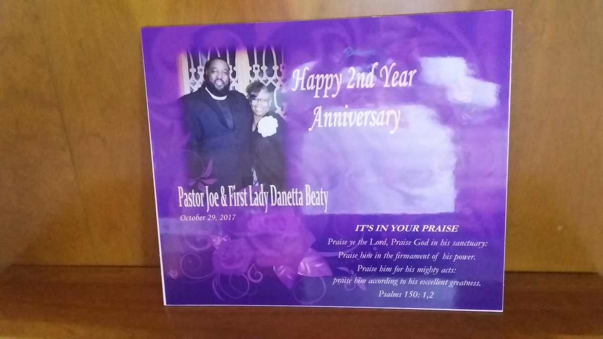 JoeBeaty3's tweet photo. St James Victory Temple COGIC is like no other Pastor and First Lady Beaty want to thank everyone for yesterday our hearts are very glad!!!! https://t.co/BxaNRs6x1b