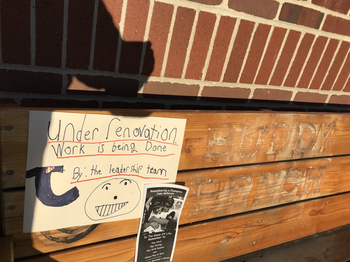 smspionage's tweet photo. Leadership team doing great things. We will finish this project in the coming weeks. #buddybench #servicelearning #WESRocks https://t.co/WM014vSkLo