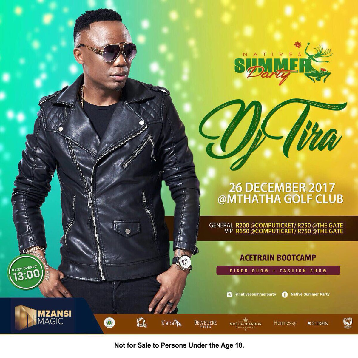 Encyie_R's tweet photo. @DjTira will be rocking at #NativesSummerParty #26December #MthathaCountryClub #AceBootCamp #FashionShow #Hookahbar #EasternCapeIsNotAJungle https://t.co/bnh3s5FxYe