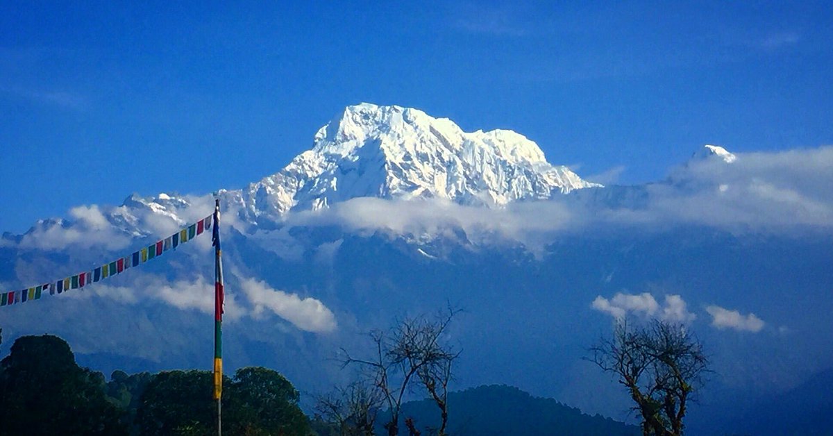 PippaSells's tweet photo. #Himalayas #Annapurna 🏔💙 https://t.co/uWNb3NHQNJ
