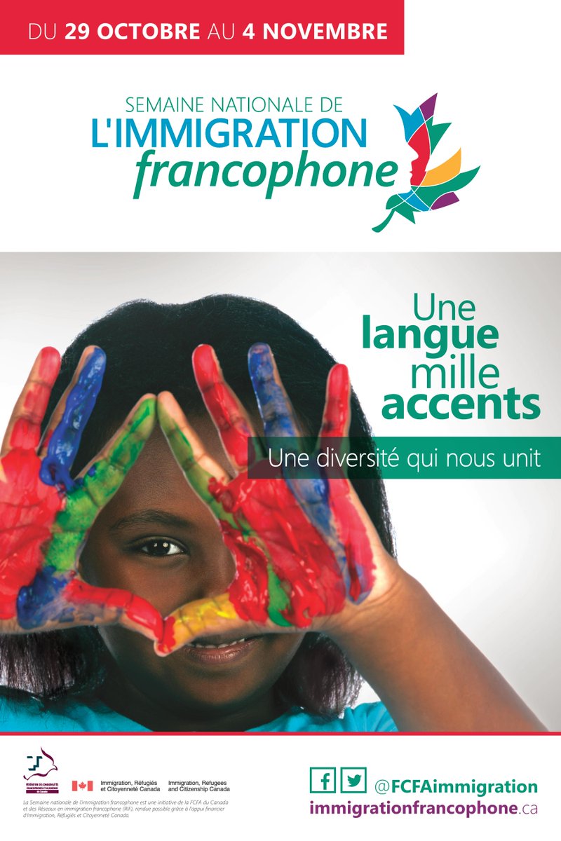 2019AICL's tweet photo. Début de la semaine nationale de l'immigration francophone 2017 ! https://t.co/Wpm5LMJmDq #ImmigrationFR #Inclusion #Diversité https://t.co/DDmCkR2g4G